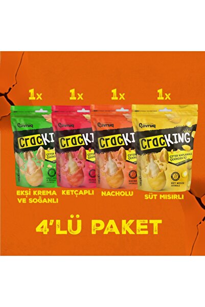 Qavruq quality nuts Çıtır Kaplamalı Çekirdek İçi 4'lü Paket