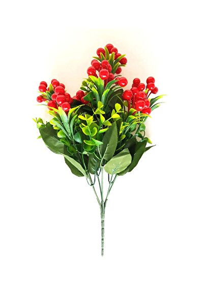 adresiburasi Artificial 7 Branched Kokina Bunch Red