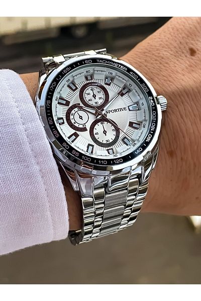 Sportive New Season Sports Brand Women's Wristwatch and Bracelet Set