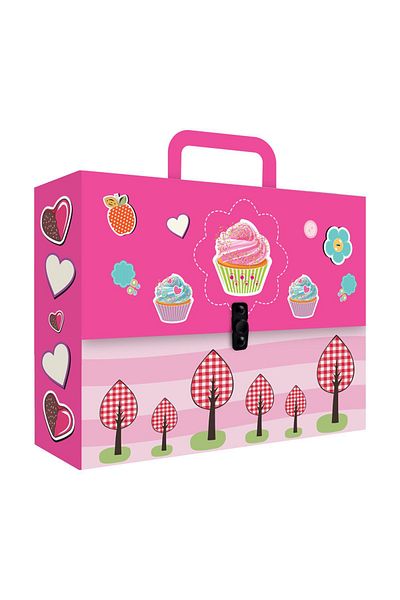 Noki Noki Patterned - Box Folder with Handle