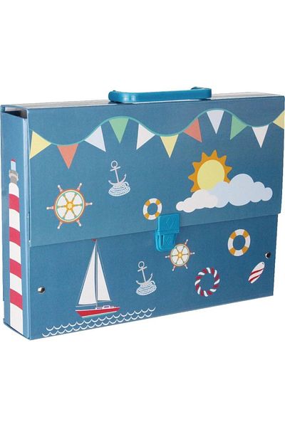 Noki Noki Patterned - Box Folder with Handle