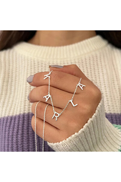 renery Kişiye Özel Çelik Kolye Hediye Yazılı Harfli İsimli Kolye Soru & Cevap...