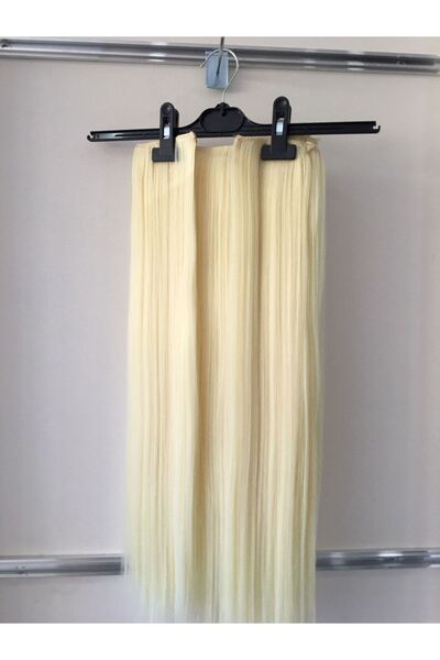 renklidüşler Περούκα Trend Luxe Half Moon Snap σε πλατινένιο χρώμα, ίσιο μοντέλο