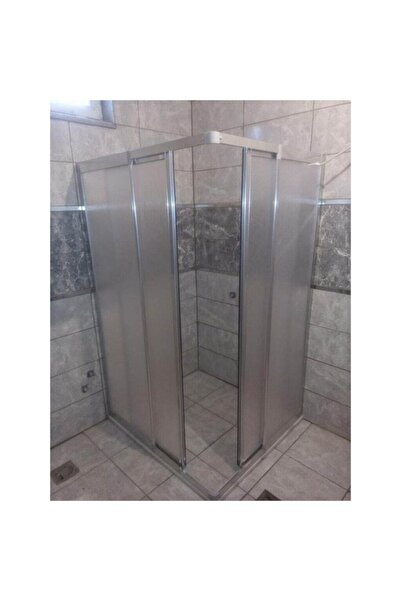 MarkaDuş 80*80 Kare Parlak Profil Mika Duşakabin