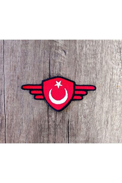 Özden Nakış رقعة مطرزة بعلم تركي