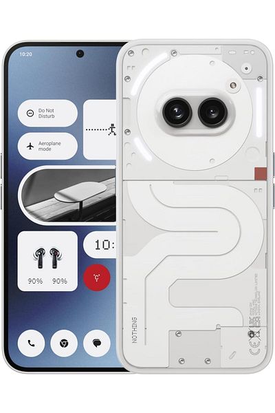 NOTHING Phone (2a) 12/256 - Android 14 smartphone, 50MP Dual Camera, 5000 mAh Long battery Life