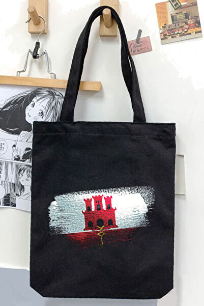 Darkhane حقيبة قماش جبل طارق سوداء للجنسين - قماش جبل طارق جبردين