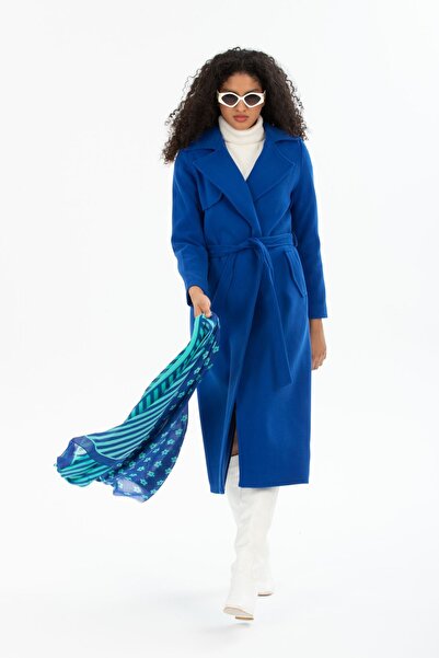 Pitti Women's SAKS Belted Coat with Windshield 70606