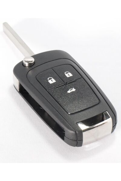 Kasey Opel Astra J - Auto Keychain with Compatible Switch, Remote and Screw Logo