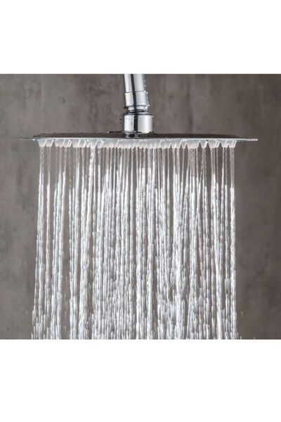 Boheme Tepe Duş Başlığı Kare Slim 304 Paslanmaz Metal 40x40 Cm