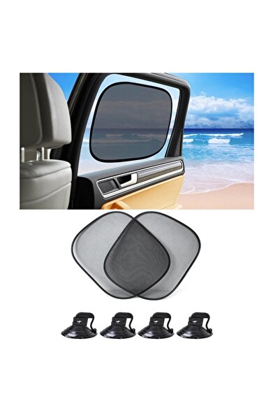 MeyZone Umbrelă de soare auto Perdele geam lateral mașină Umbrelă de soare pentru interiorul vehiculului 44x38cm cu ventuză