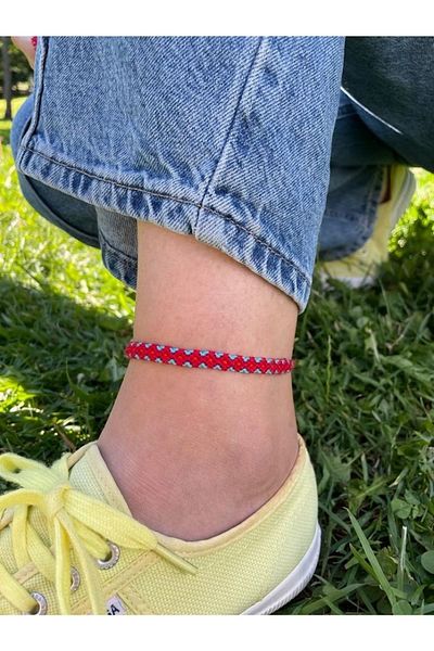 Şengül Handmade Anklet Bracelet Set 1 Anklet 1 Bracelet
