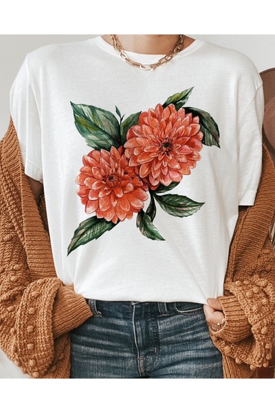 Jose Clothing Tricou imprimat cu mâneci scurte din bumbac organic