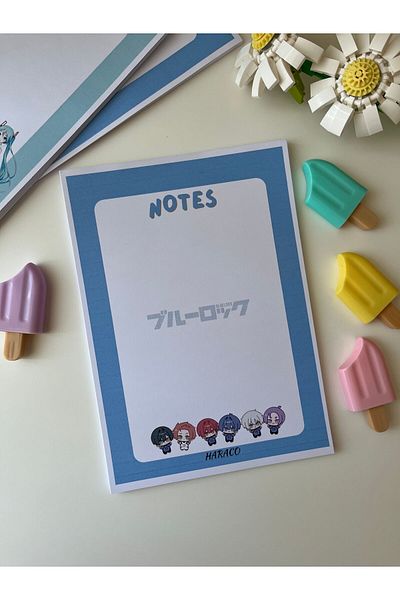 Hara Company Anime-notepad - Blue Lock A5 Size