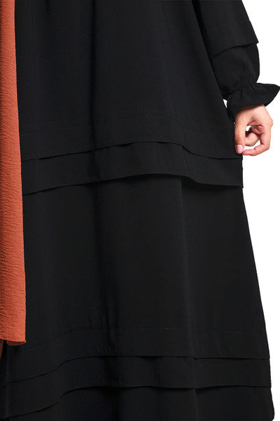 Lemaye Defne Elbise Ferace - Siyah