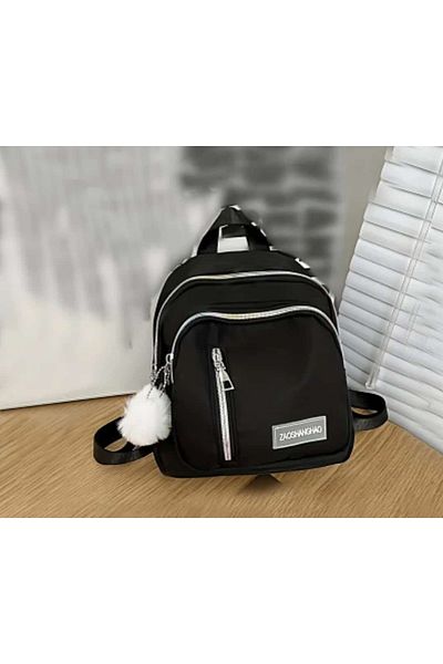 ÇEÇEN HOME Rucsacuri clasice Nilon cu accesorii cu ciucuri, genți de plajă de călătorie casual