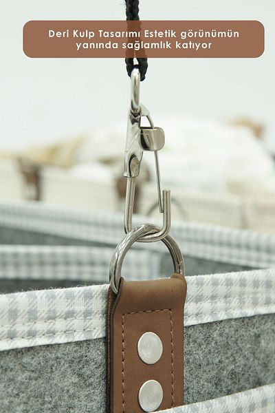 mordesign مقاس كبير XL - حقيبة العناية بالطفل السميكة متعددة الأغراض، منظم داخل الخزانة، سلسلة سكوتش