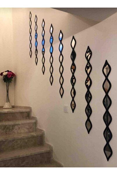 İSİM LAZER Isimlazer Su Damlası Dekoratif Ayna 10 Adet/paket Su Damlası Siyah