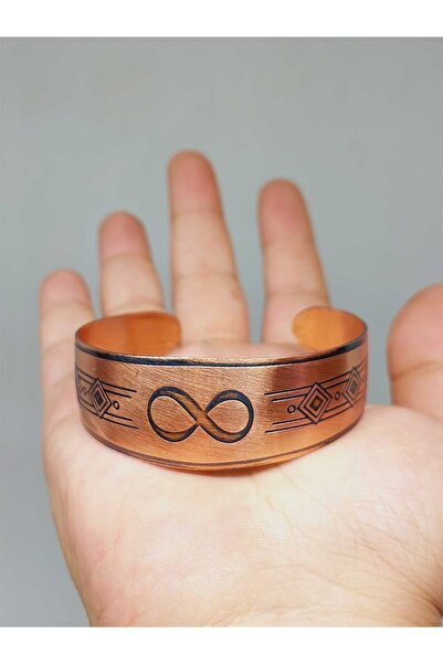 Yasamtohumu Brățară din cupru simbol infinit (52646)