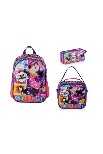 Mickey Mouse Jr Fabulous Kindergarten Bag Set of 3