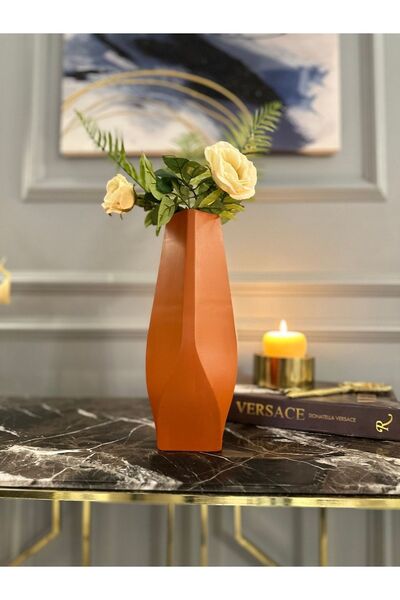 AstreHome Holy Kiremit Rengi Seramik Vazo - 28 Cm