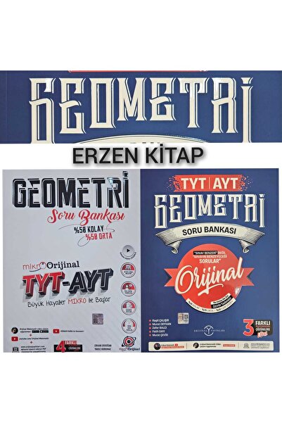 Orijinal Yayınları ORİJİNAL YAYINLARI TYT-AYT GEOMETRİ-MİKRO ORİJİNAL TYT-AYT GEOMETRİ SB 2025 ( ERZEN KİTAP )
