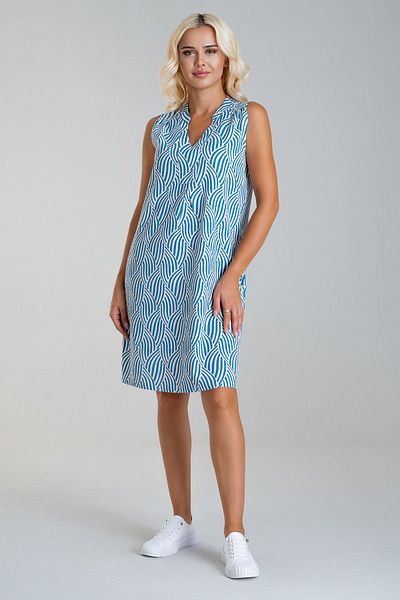 Bold & Young Rochie din bumbac țesut in in - Palton de dama cu imprimeu si buzunar