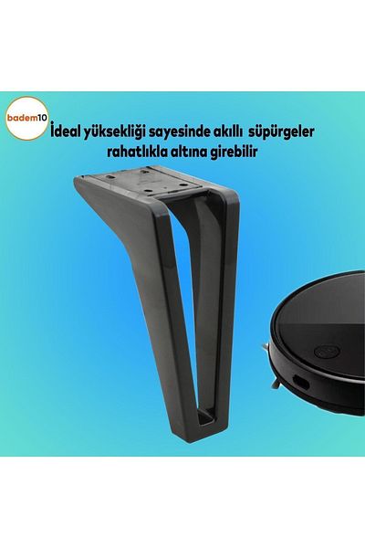 Badem10 Penta Mobilier de lux Canapea Unitate TV Picior Fotoliu 18 Cm Picioare Consolă Negre