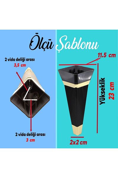 Badem10 Canapea de lux Alcazar Unitate TV - 23 Cm Fotoliu Aur Negru și Picioare Consolă