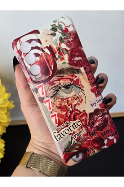 Flashy Shop Tecno Camon 18 / 18P Uyumlu Desenli Şeffaf Telefon Kılıfı