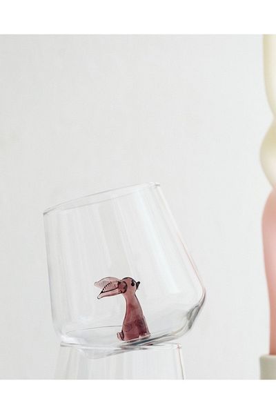 Minizooistanbul Purple Rabbit Water Glass Set of 6