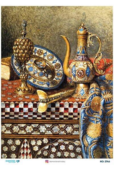 Atölye 7-77 D. Craft N: 2546 Antik Desen 30*42 Cm Pirinç Dekopaj