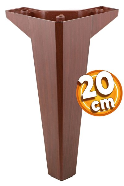 Badem10 Sedir Lüks Mobilya Kanepe Tv Ünitesi Koltuk Ayağı 20 Cm Ahşap Desenli...