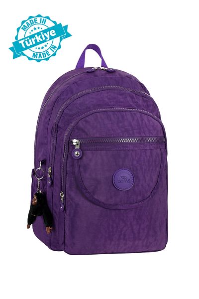 Çanta Trend Luxury Crinkle Monkey - High School and Middle School Backpack, Schoolbag