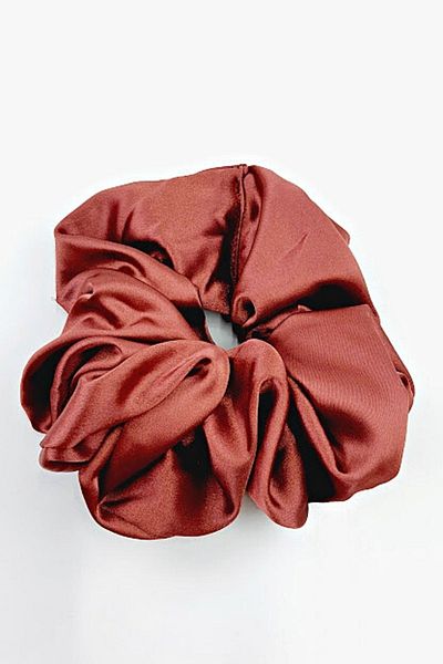 PETEK AKSESUAR Taba Women's Xl Luxury Satin Simit Elastic Buckle