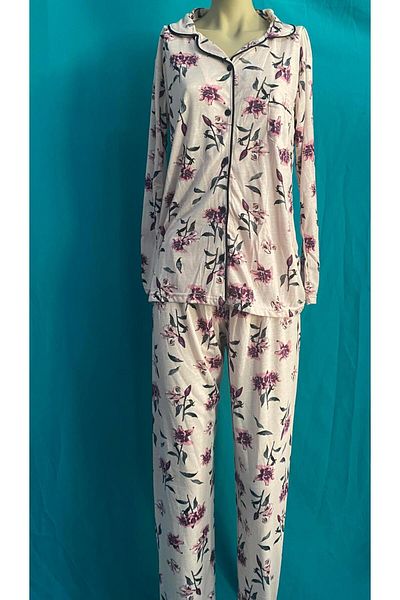 MAYSSTORE Buttoned Comfortable Pajama Set