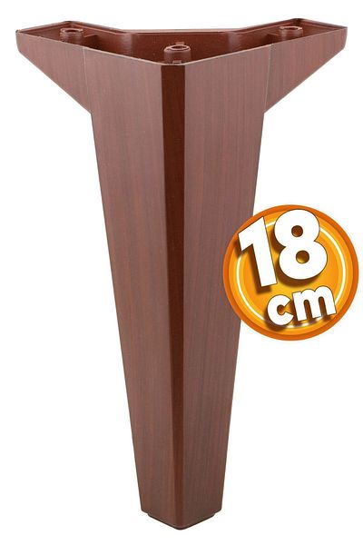 Badem10 Canapea de lux din cedru - 18 cm din lemn maro cu model picioare fotolii TV