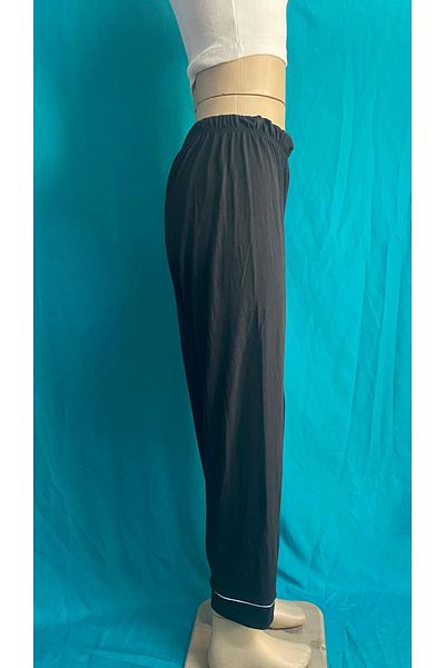 MAYSSTORE Pantaloni de pijama din bumbac cu manșete