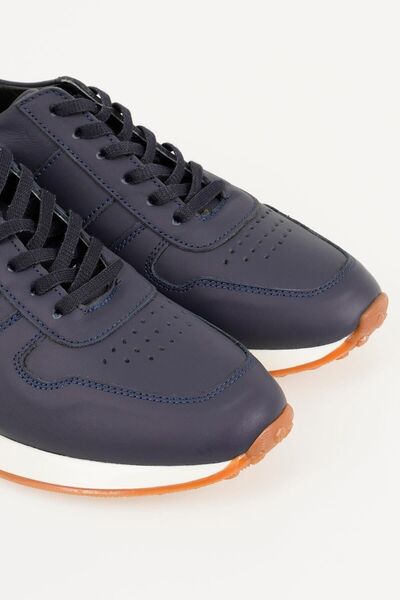 CZ London Genuine Leather Men's Lace-up Casual Sports Shoes Sneakers