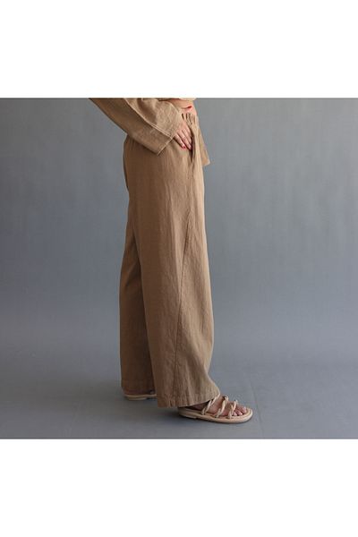 ASC SUN Asymmetric Linen Trousers