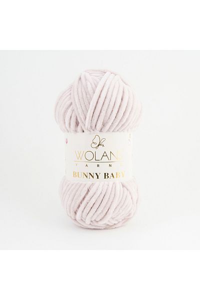 WOLANS 424 Powder Soft Velvet - Baby Bunny Knitting Yarn, Μαλακό νήμα κουβέρτας