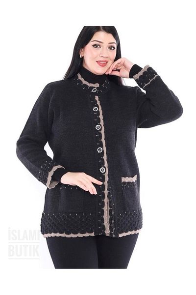 serkan triko Mother Wool Cardigan