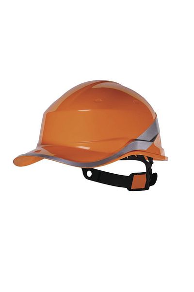 Delta Plus High-Looking Imported Helmet Orange-Grey Color Abs Shell Baseball Type