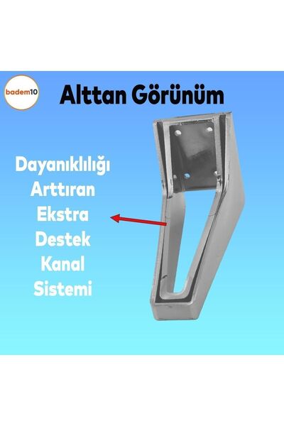 Badem10 Canapea Mobilier Penta Lux Culoare Crom - Unitate TV Picior Fotoliu 18 Cm