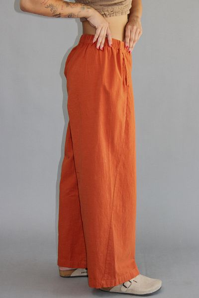 ASC SUN Asymmetric Linen Trousers