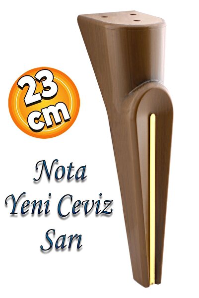 Badem10 Nota Mobilya Kanepe Tv Ünitesi Koltuk Ayağı Konsol Ayakları Ahşap Des...