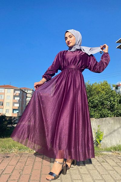 HB MODA COLLECTİON Φόρεμα Hijab Glitter