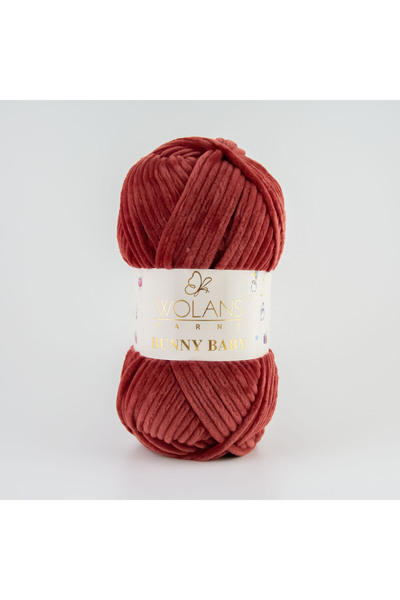 WOLANS 473 Koyu Gül Soft Kadife Bunny Baby Örgü Ipi Kadife Ip Yumuşak Oyuncak Ipi Battaniye Ipi