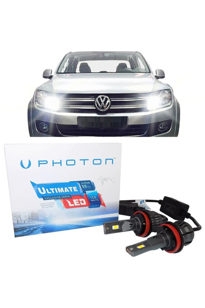 Photon Vw Amarok Led Xenon Sis Farı Ampulü HB4 9006 Ultimate 9500 Lumens Yeni...