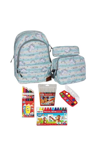 Cambridge Polo Club Unicorn and Fati̇h 4 Piece School Bag Set